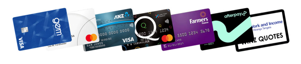 Payment Card options